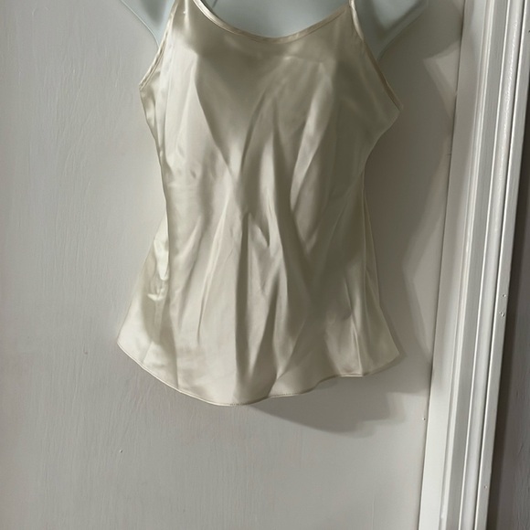 Talbots Tops - Talbots Silk Cream Fitted Bustier Camisole